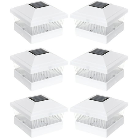 white outdoor post light pack solar powered white outdoor garden pathway deck dock fence post light white outdoor post light pack solar powered white outdoor garden pathway deck dock fence post light